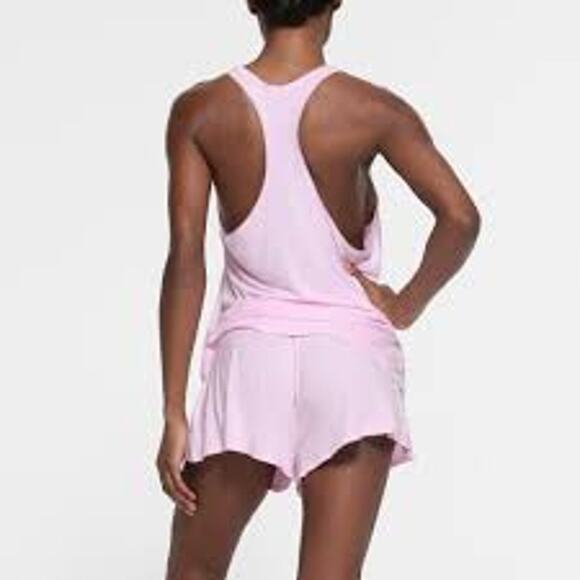 SKIMS Racerback Tank LUXURY LOUNGEWEAR Modal Top Loose Slouchy Medium M Pink - Picture 6 of 6